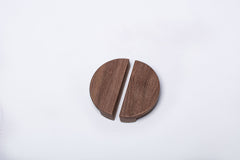 Half Moon American Walnut Cabinet Handle - AWH013