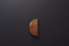 Wooden drawer American Walnut handle 013 in vertical position with detailed frontal view