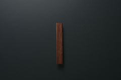 Wooden drawer American walnut  handle 011 in vertical position with detailed frontal view