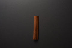 Wooden drawer American walnut  handle 017 in vertical position with detailed frontal view