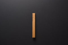 Wooden drawer ash handle 002 in vertical position with detailed frontal view