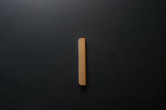 Wooden drawer ash handle 008 in vertical position with detailed frontal view