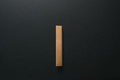 Wooden drawer ash handle 008 in vertical position with detailed frontal view