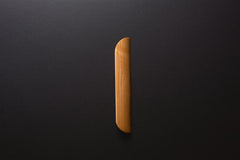 Wooden drawer ash handle 012 in vertical position with detailed frontal view