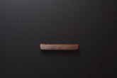 American walnut modern style finger pull frontal view
