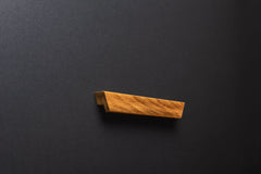 Oak finger pull frontal view