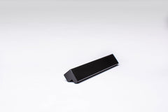 Black wooden finger pull frontal view