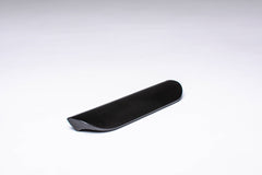Black wooden finger pull frontal view