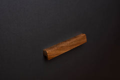 classic european walnut handle in matte varnish finish
