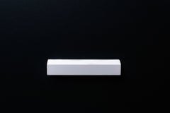 White wooden finger pull frontal view
