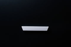 White wooden finger pull frontal view