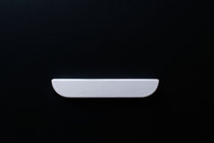 White wooden finger pull frontal view