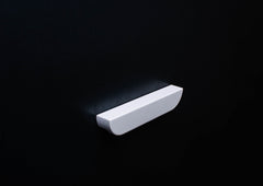 White Ash cabinet Handle on black cabinet