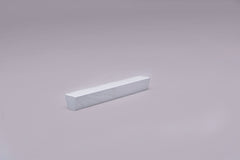 Classic Trapezoid White Cabinet Handle on grey