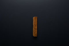 Wooden drawer European walnut  handle 016 in vertical position with detailed frontal view