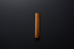 Wooden drawer European walnut  handle 017 in vertical position with detailed frontal view