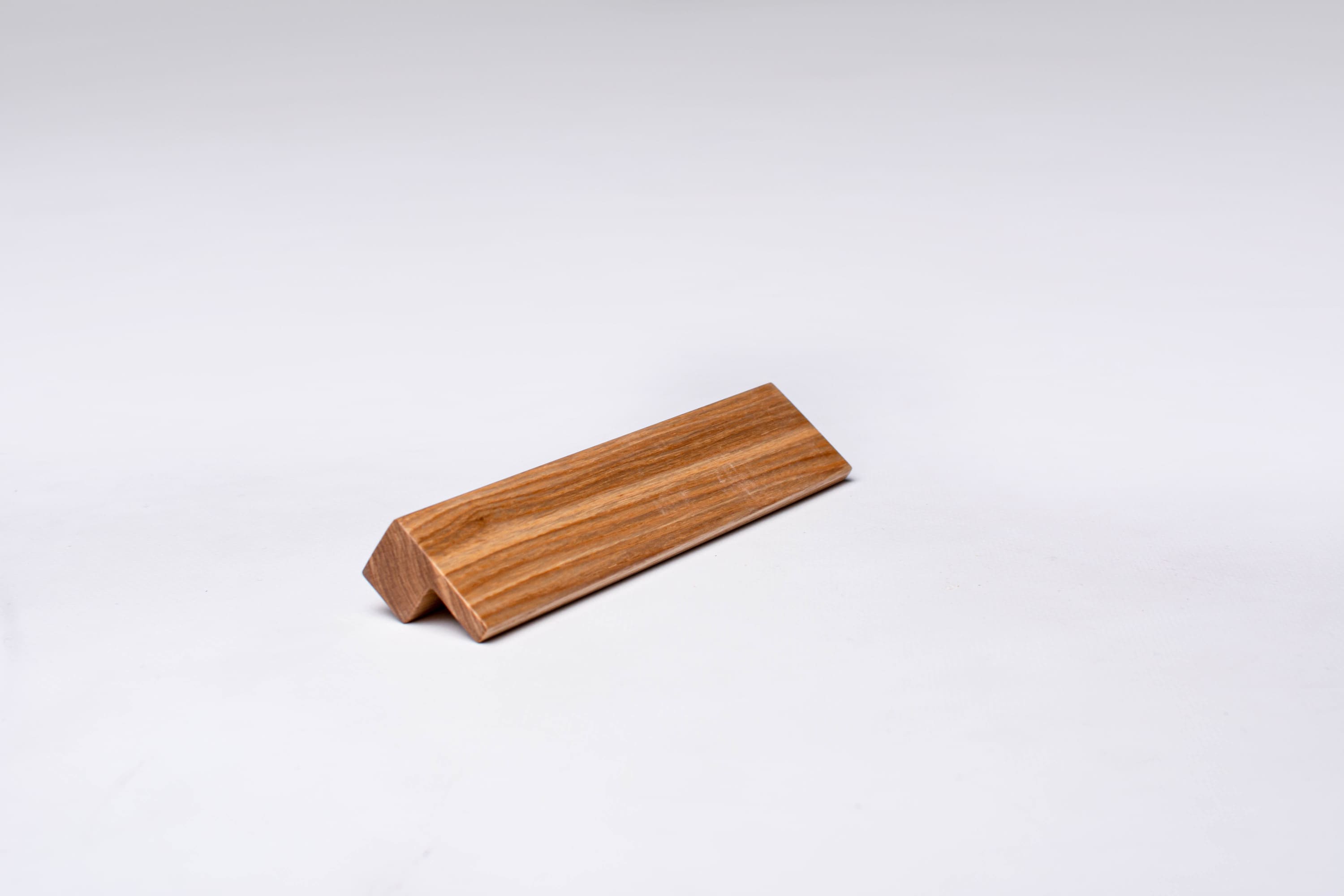 modern ash wood handle in L shape