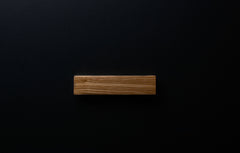modern ash handle in satin varnish finish