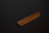 European walnut modern style finger pull frontal view