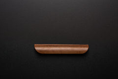 modern european walnut handle in matte varnish finish