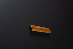 European walnut modern style finger pull frontal view