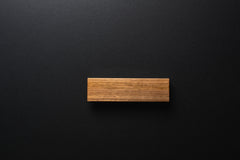 L - form european walnut handle in matte varnish finish