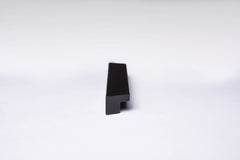 Black Wooden Ash Minimalistic Cabinet Handle in close view