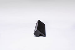 Black Wooden Ash Minimalistic Cabinet Handle in close view