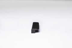 Black Wooden Ash Minimalistic Cabinet Handle in close view