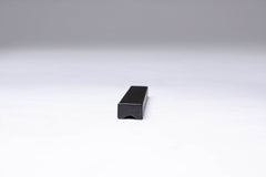 Black Wooden Ash Minimalistic Cabinet Handle in close view