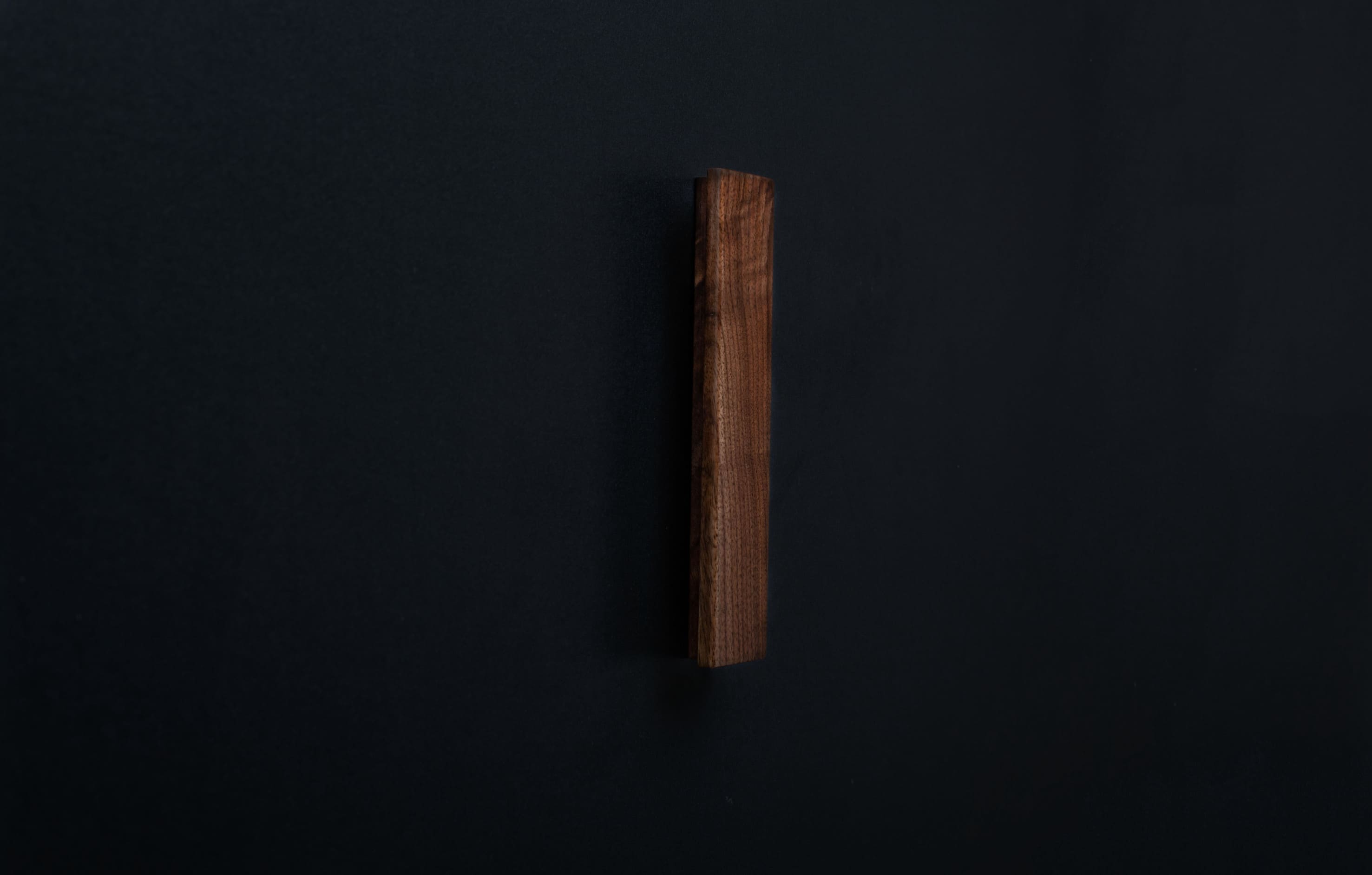 natural american walnut handle ready for custom stain