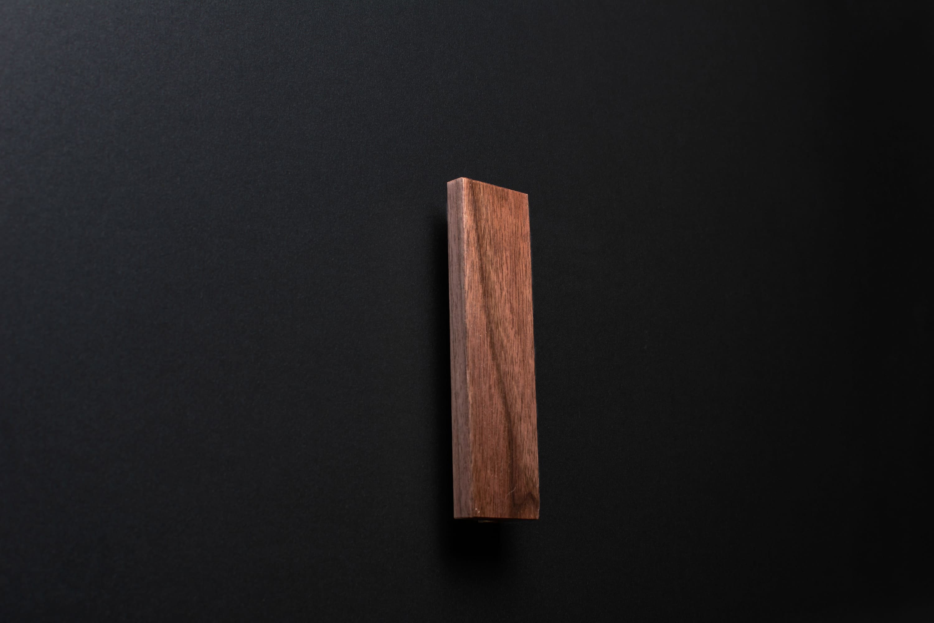 natural american walnut handle ready for custom stain