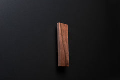natural american walnut handle ready for custom stain