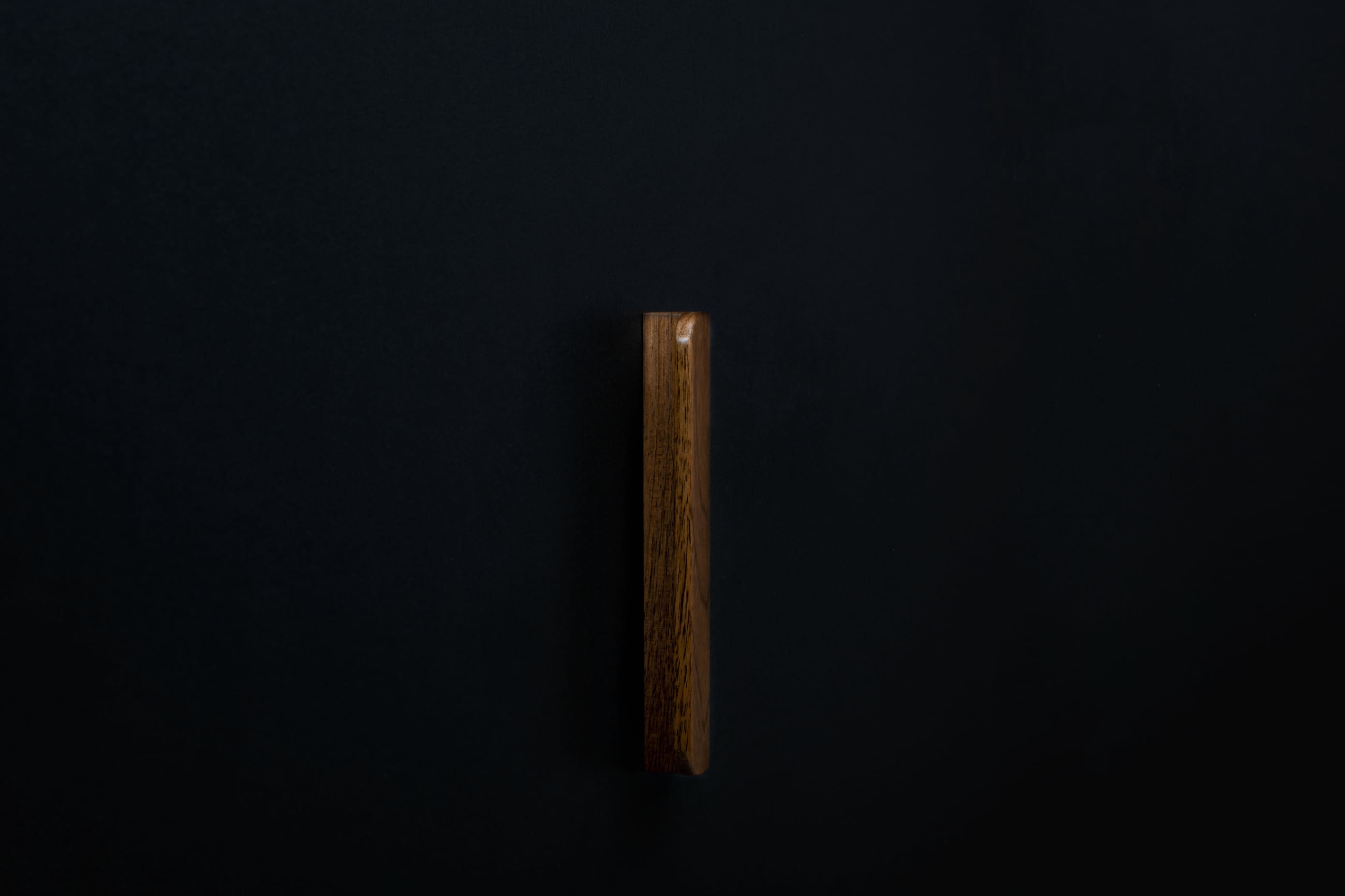 natural european walnut handle ready for custom stain