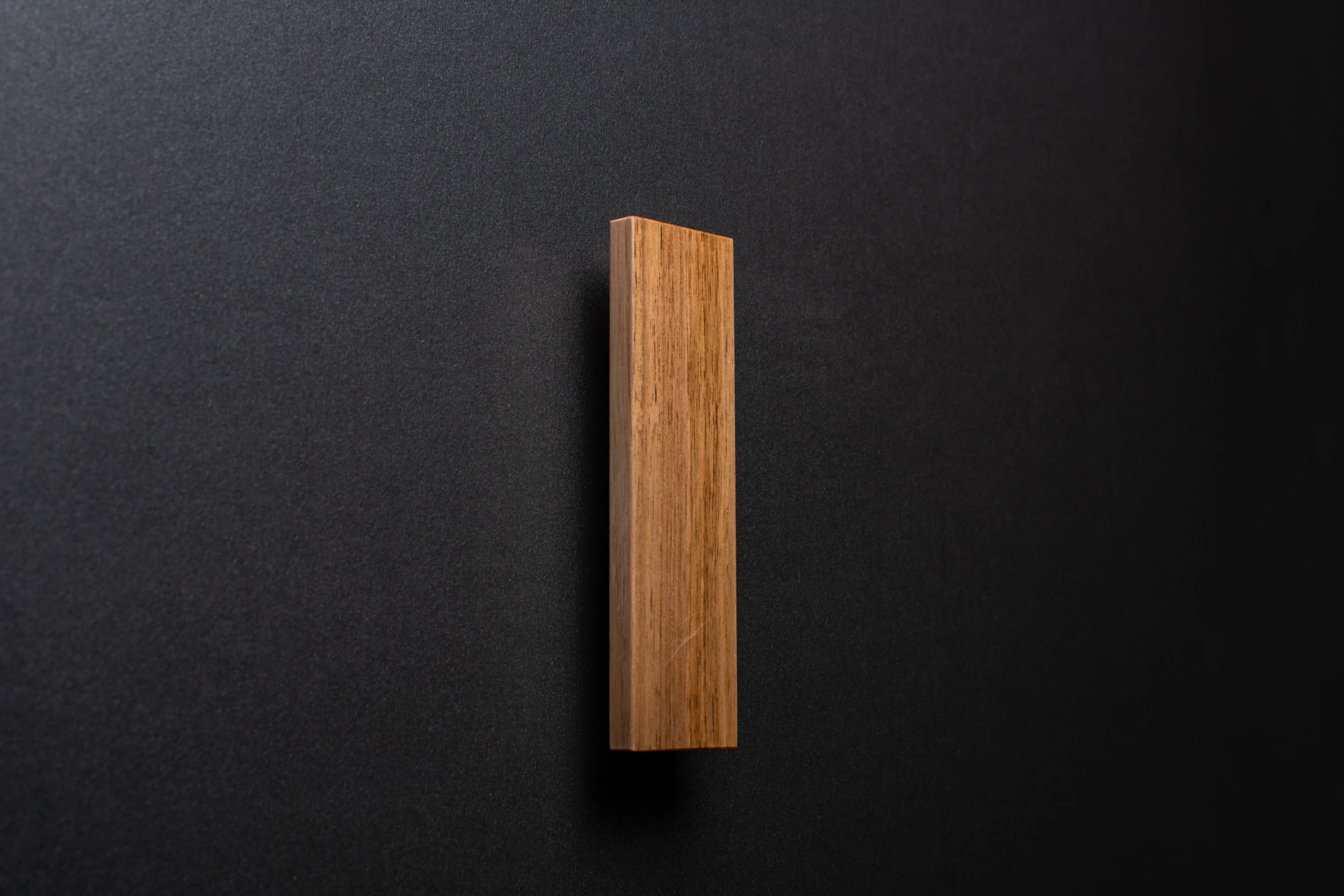 natural european walnut handle ready for custom stain