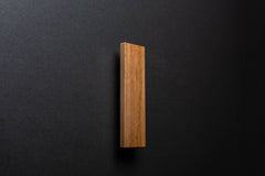 natural european walnut handle ready for custom stain