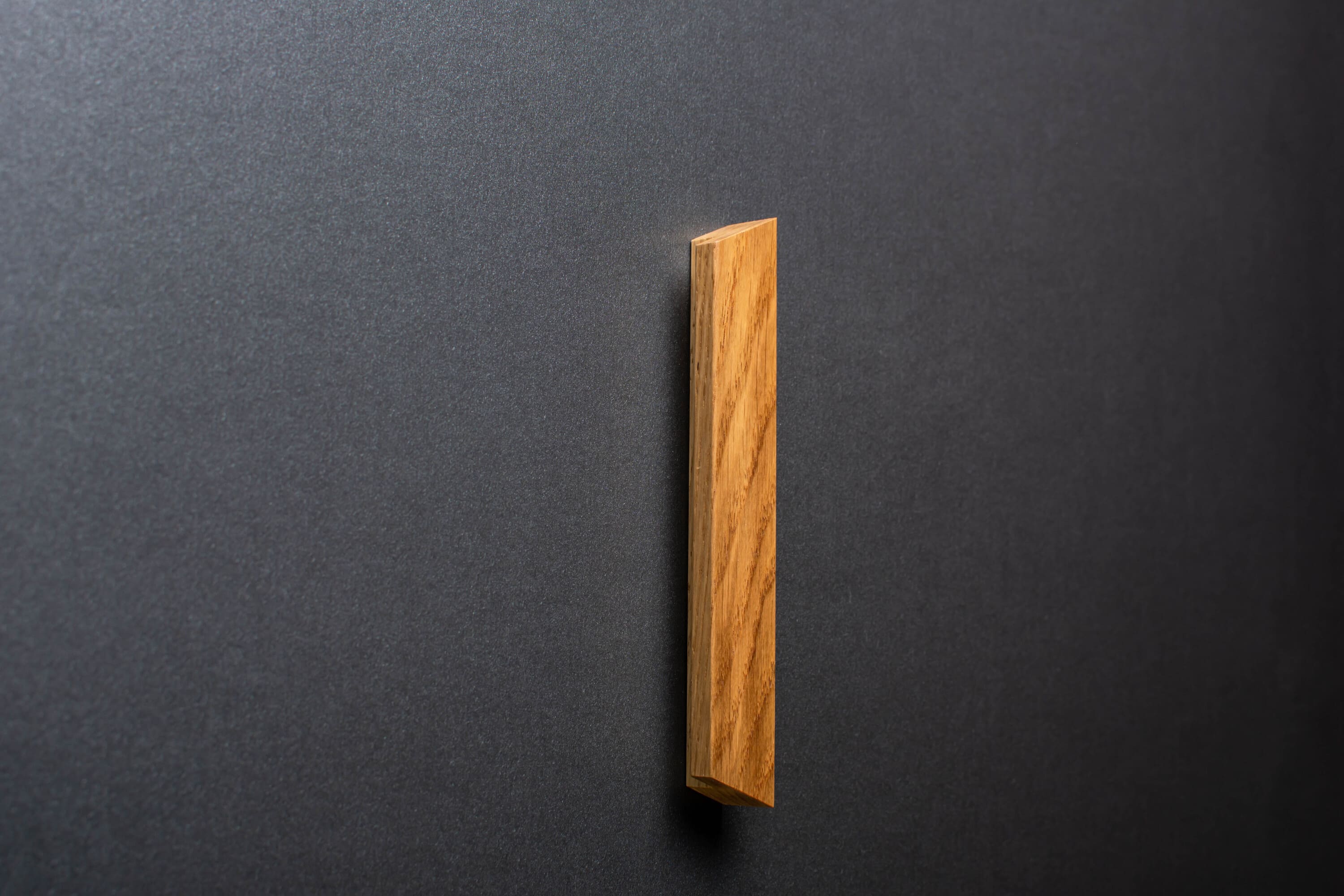 natural oak angled handle ready for custom stain