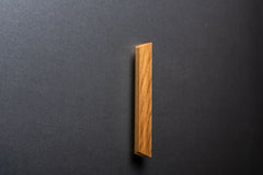 natural oak angled handle ready for custom stain