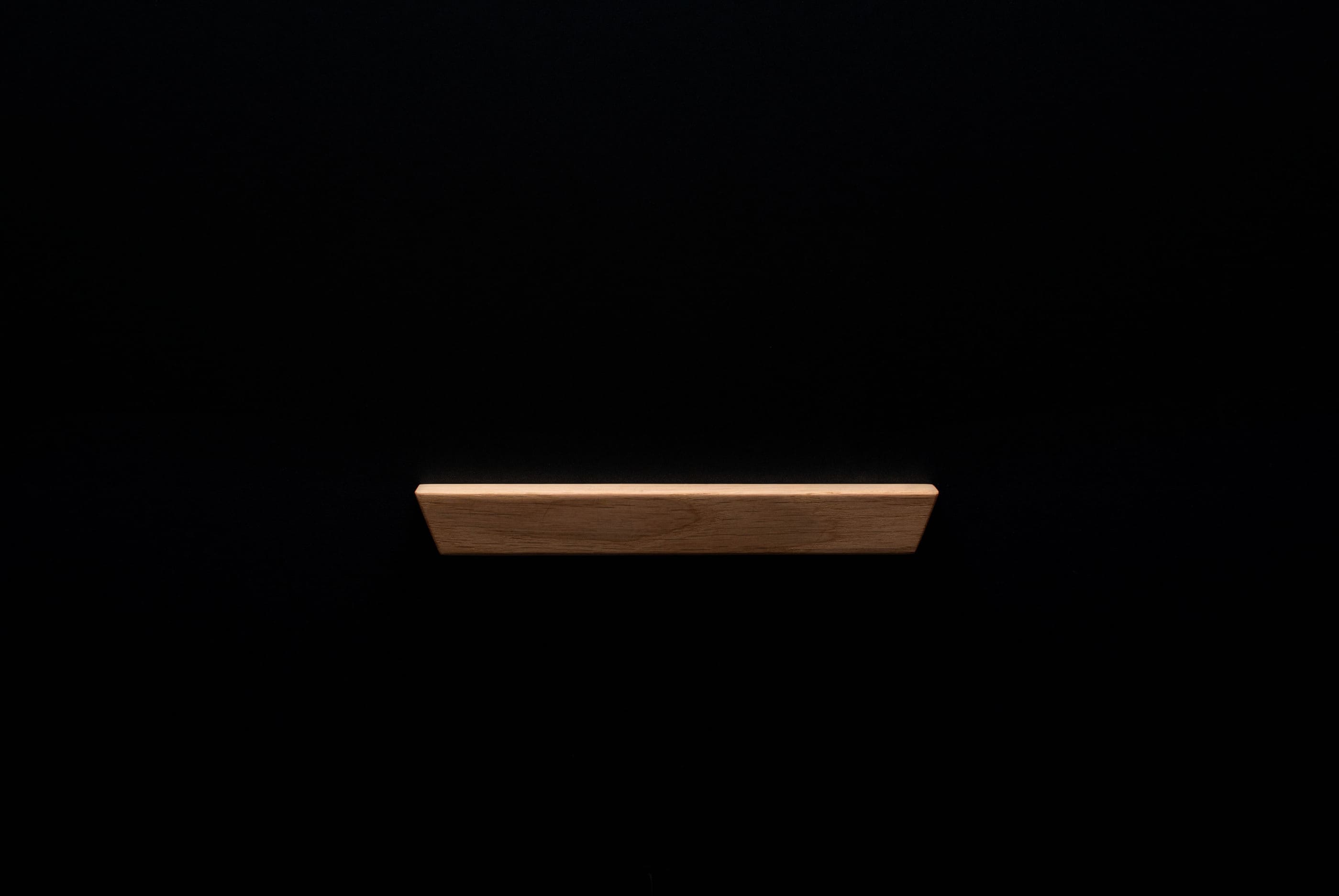 Classic Angled Oak Cabinet Handle - OH006