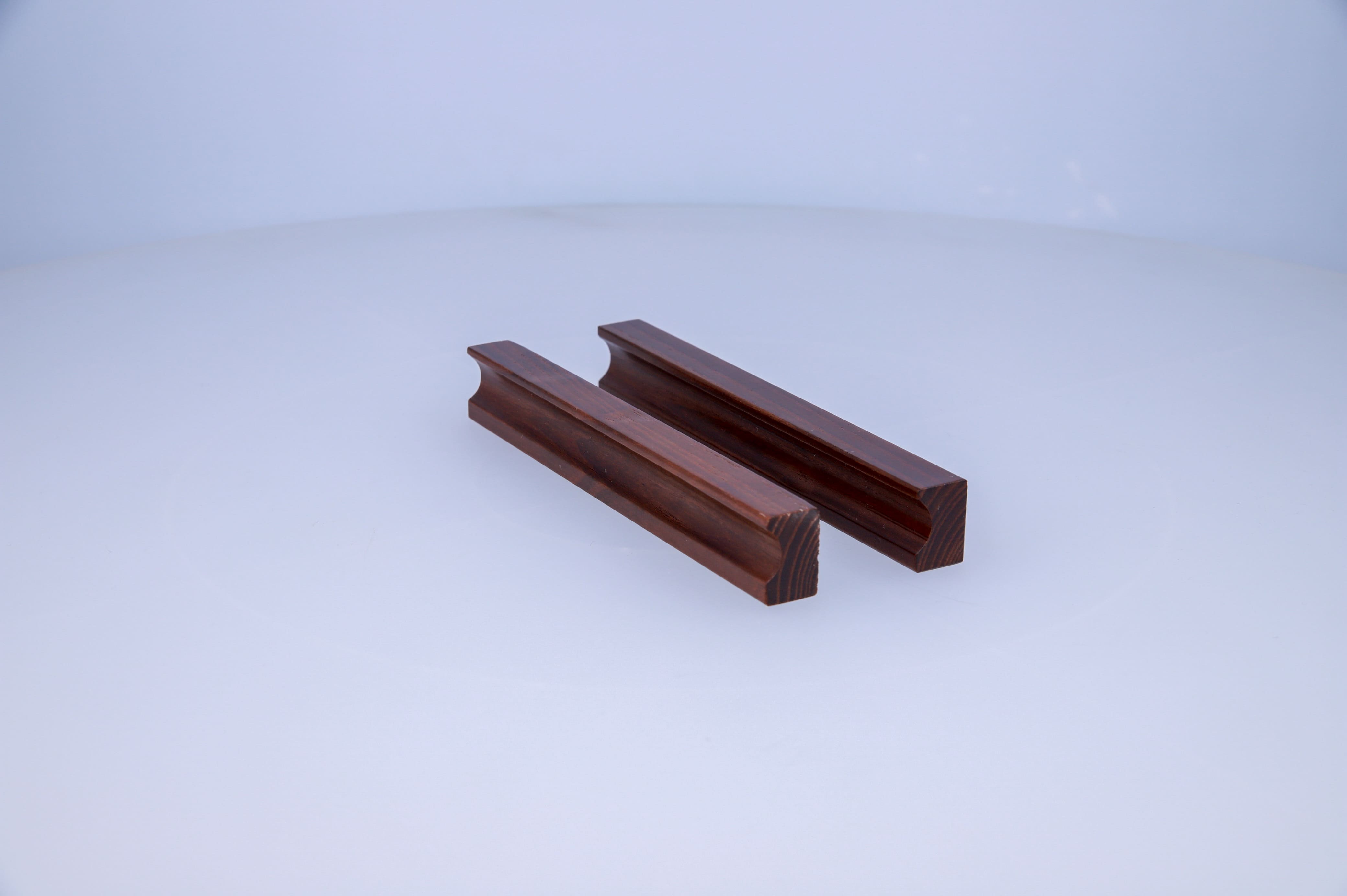 Elegant Thin Wooden Drawer Pulls #01