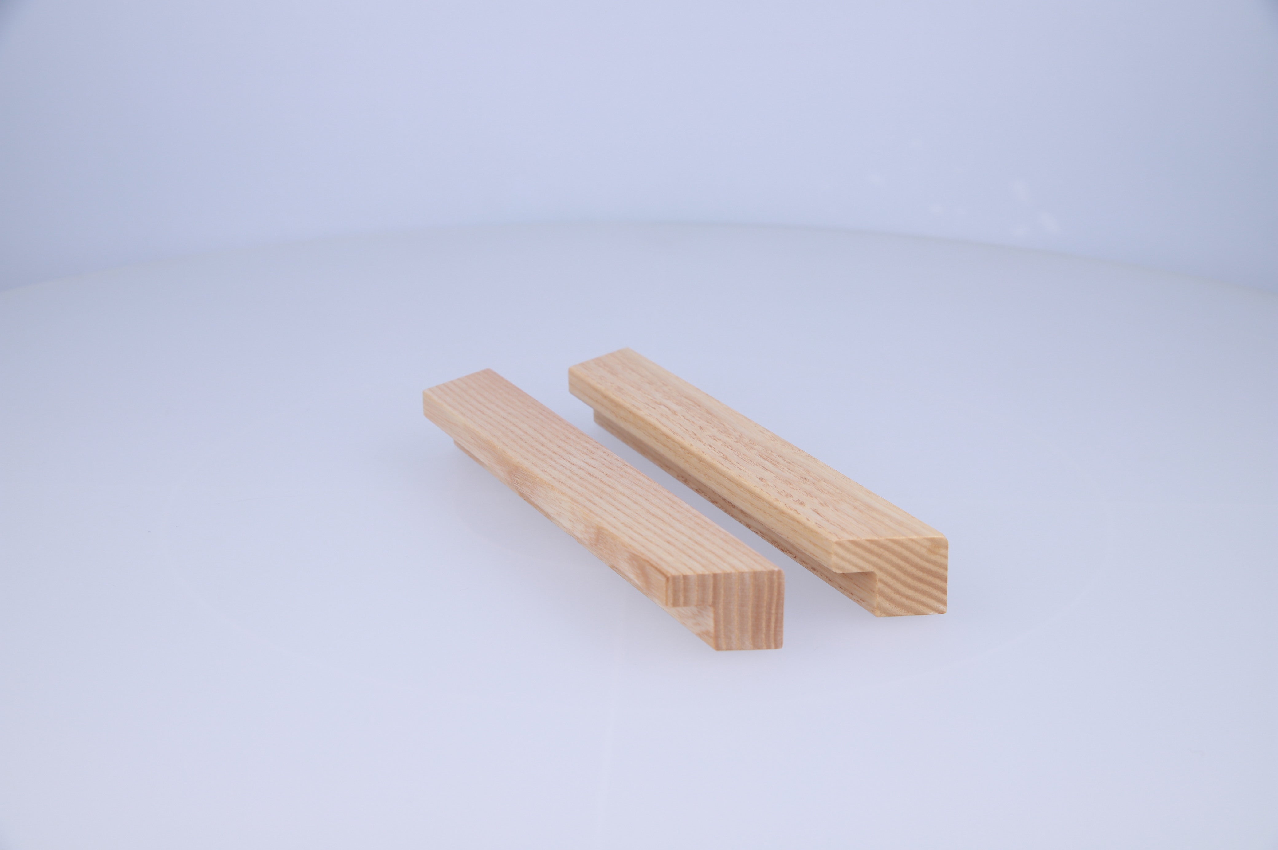 Modern Angled Wooden Cabinet Pulls #06