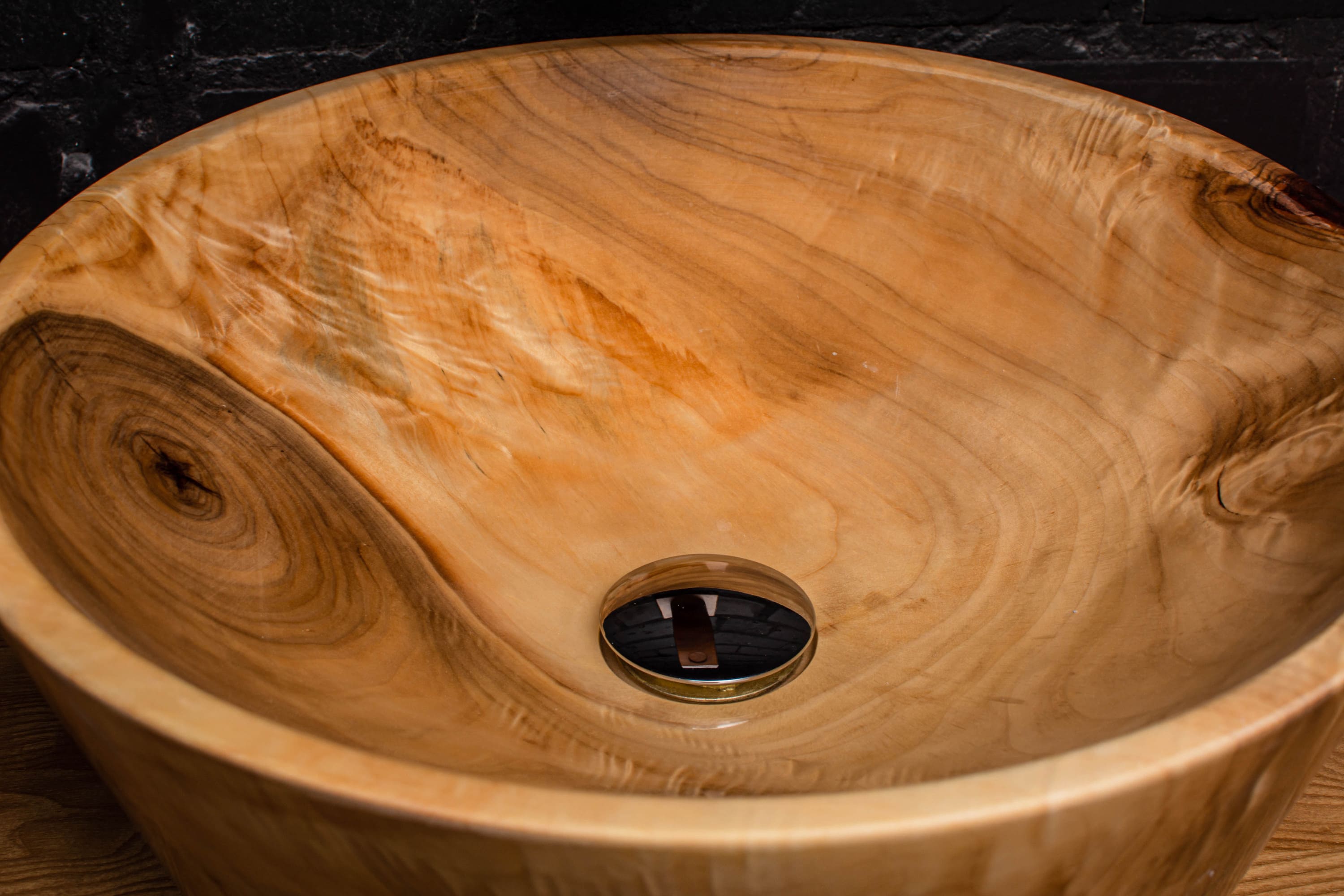Handcrafted Wooden Sink #04
