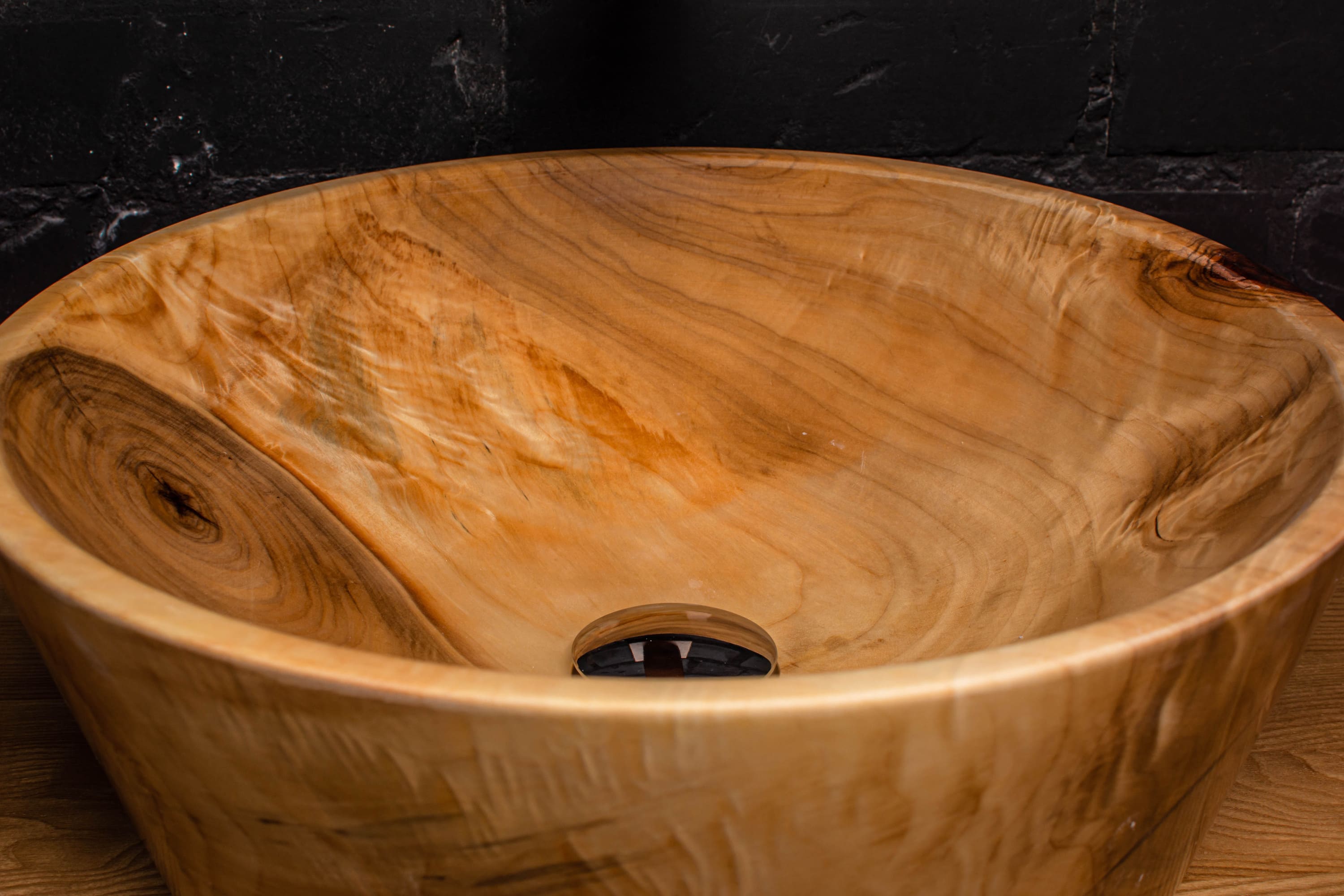 Handcrafted Wooden Sink #04
