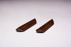 Rounded American Walnut Cabinet Pulls #08