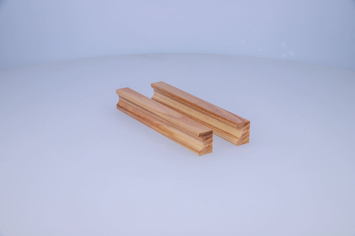 Elegant Thin Wooden Drawer Pulls #01