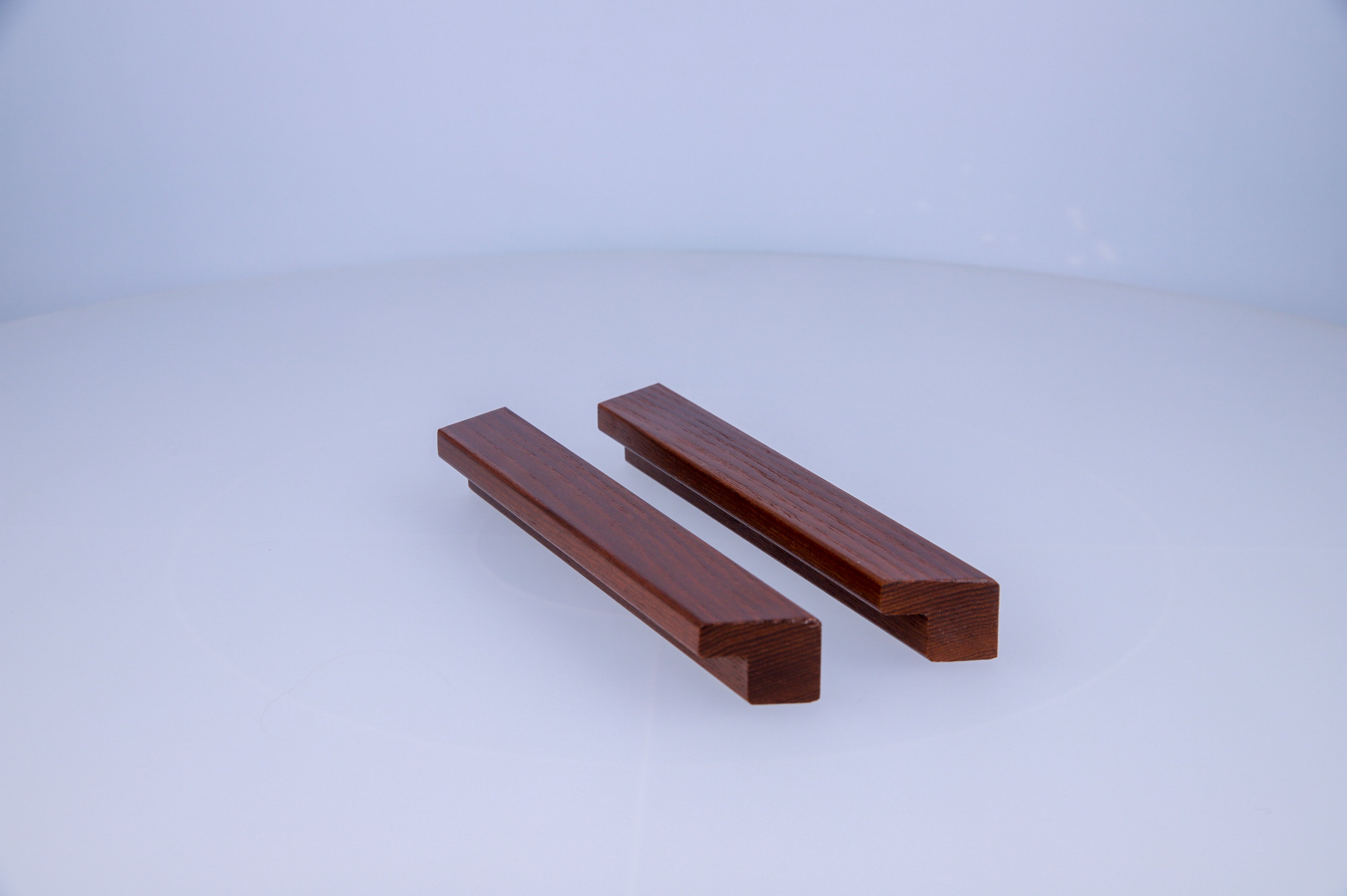 Modern Angled Wooden Cabinet Pulls #06