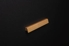 classic ash wood cabinet handle with varnish finish