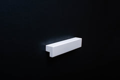 White Ash cabinet Handle on black cabinet