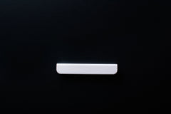 White wooden finger pull frontal view