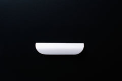 White wooden finger pull frontal view